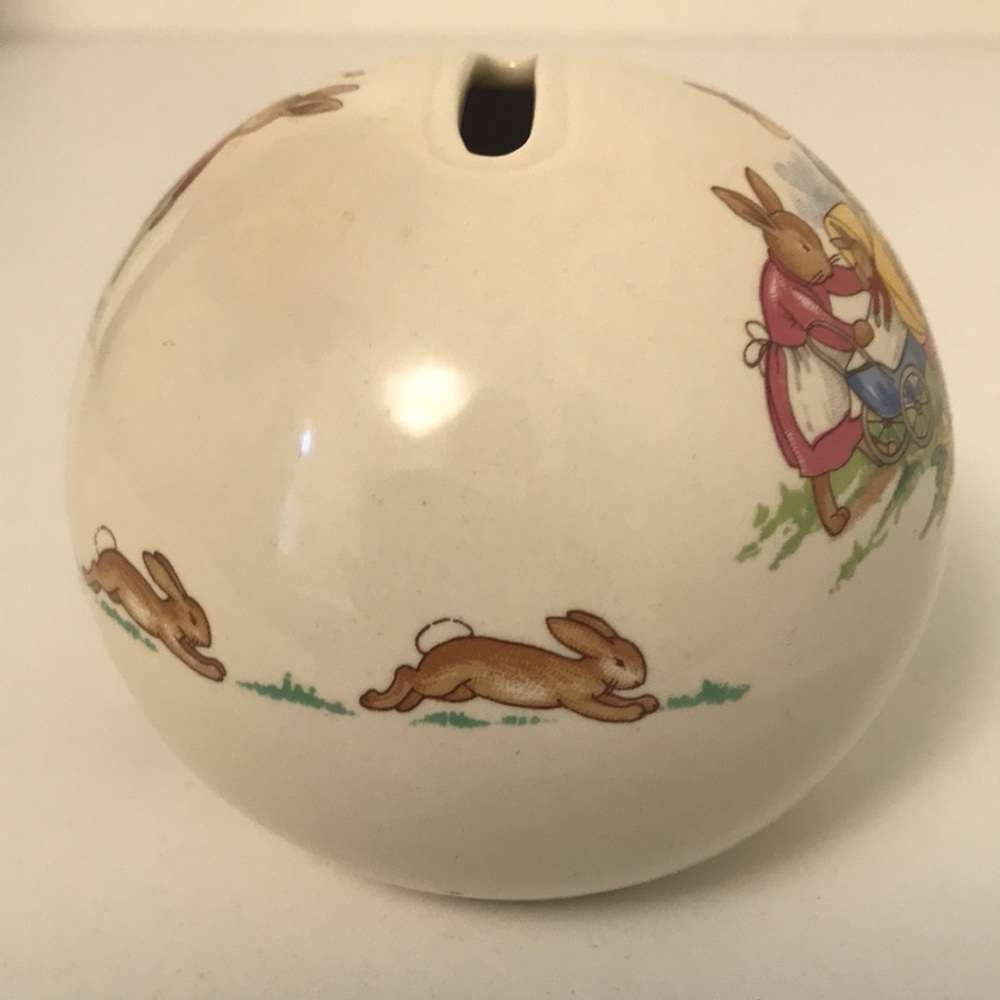 Royal Doultan Bunnykin’s Round Bank - Picture 6 of 11